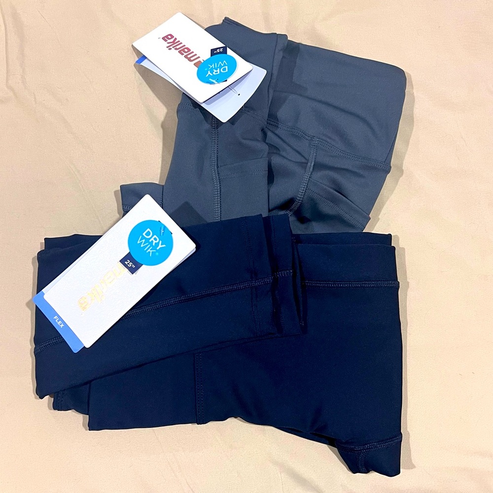 Pair of Marika size Small 25” track pants. 2 for $30